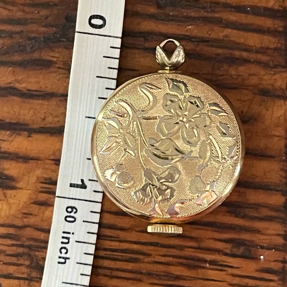 Bucherer Ladies pendant Watch 17 Jewel vintage - Picture 5 of 5